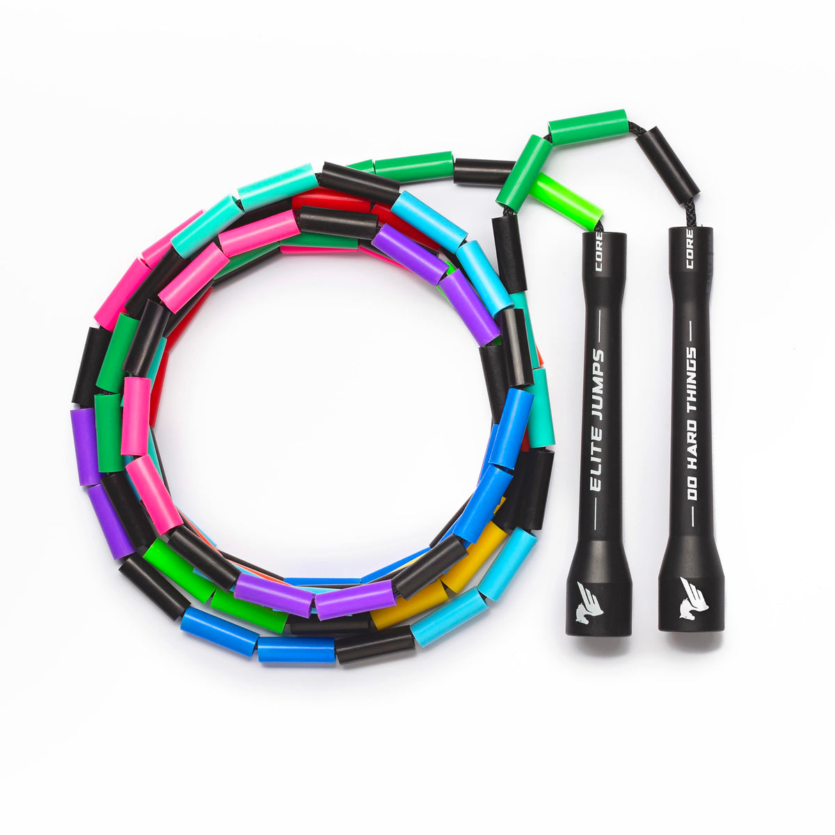 Elite Jumps 1-inch Beaded Jump Rope, Adjustable Shatterproof