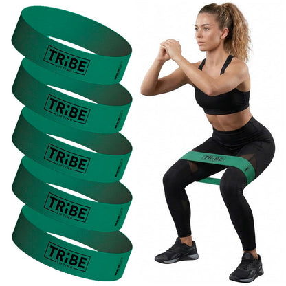 Fabric Resistance Bands for Working Out, 5-Band Set for Legs and Glutes