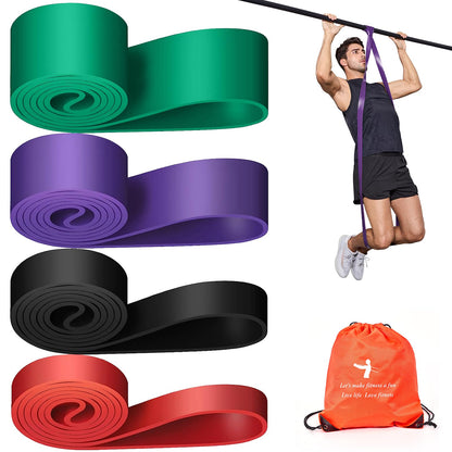 Pull Up Assistance Bands Set, Long Resistance Bands for Working Out