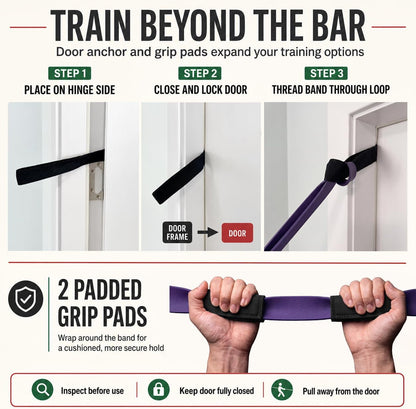 WHATAFIT Resistance Bands, 5 Level Pull Up Assistance Bands for Working Out