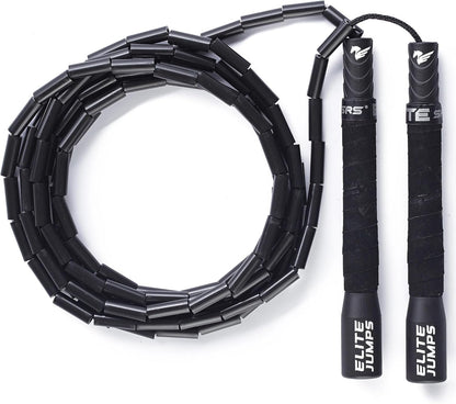 Elite Jumps 1-inch Beaded Jump Rope, Adjustable Shatterproof