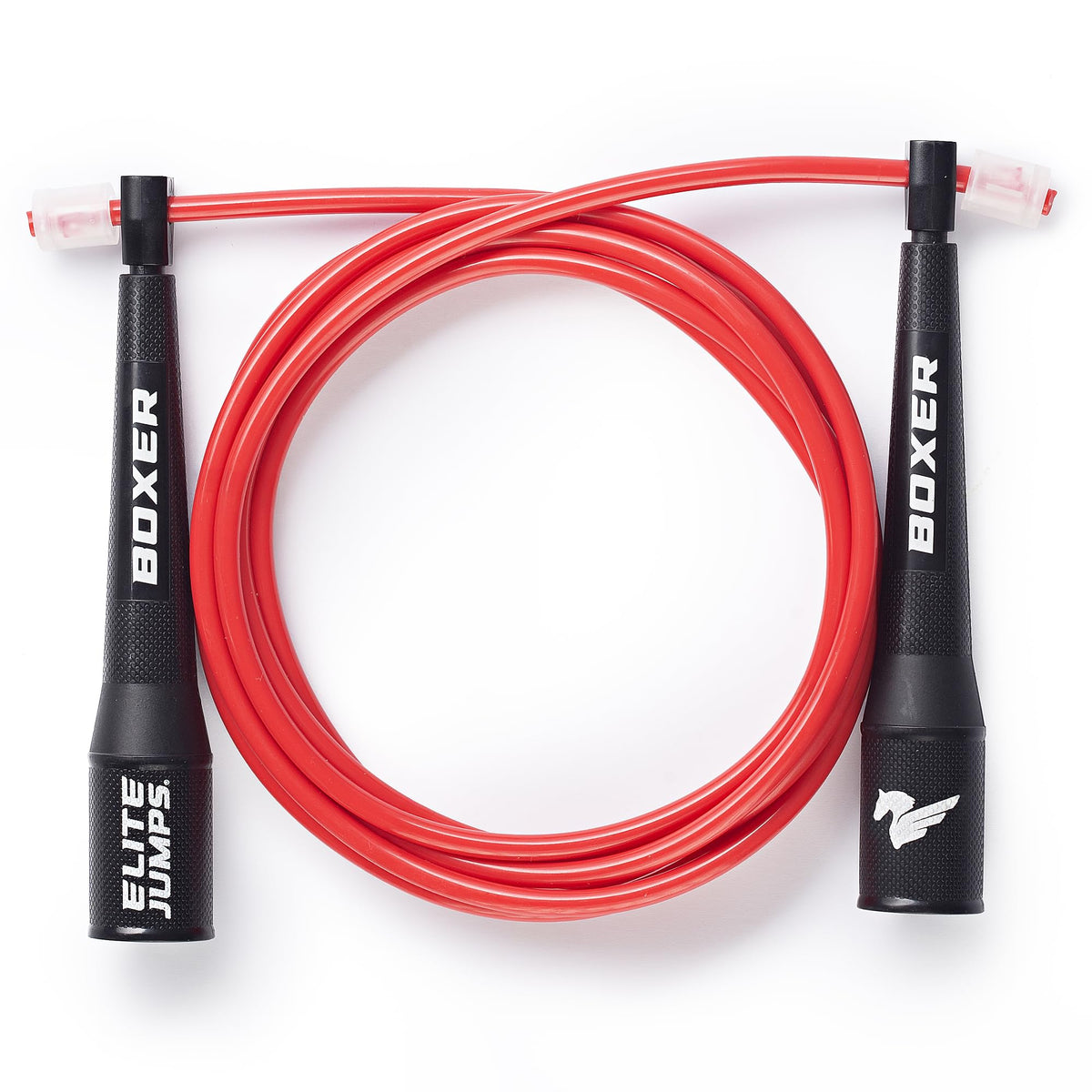 EliteSRS 10 Foot Outdoor Rated 5Mm Pvc, Boxer Jump Rope 3.0 with Smooth Action Polymer Handles and Ergonomic Slip-Resistant Dimpled Grips
