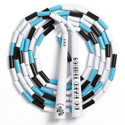 Elite Jumps Edge Beaded Adjustable Jump Rope, Do Hard Things