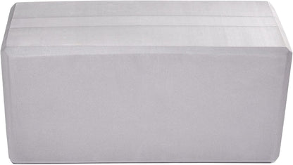 Hugger Mugger 5 in. Big Foam Yoga Block - Extra Large Size, Dense Foam, Reliable Support, Beveled Edges for Comfort, Great if You're Taller or Less Flexible