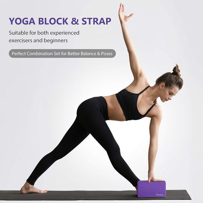 Syntus Yoga Block for Fitness, Pilates, Stretching and Toning