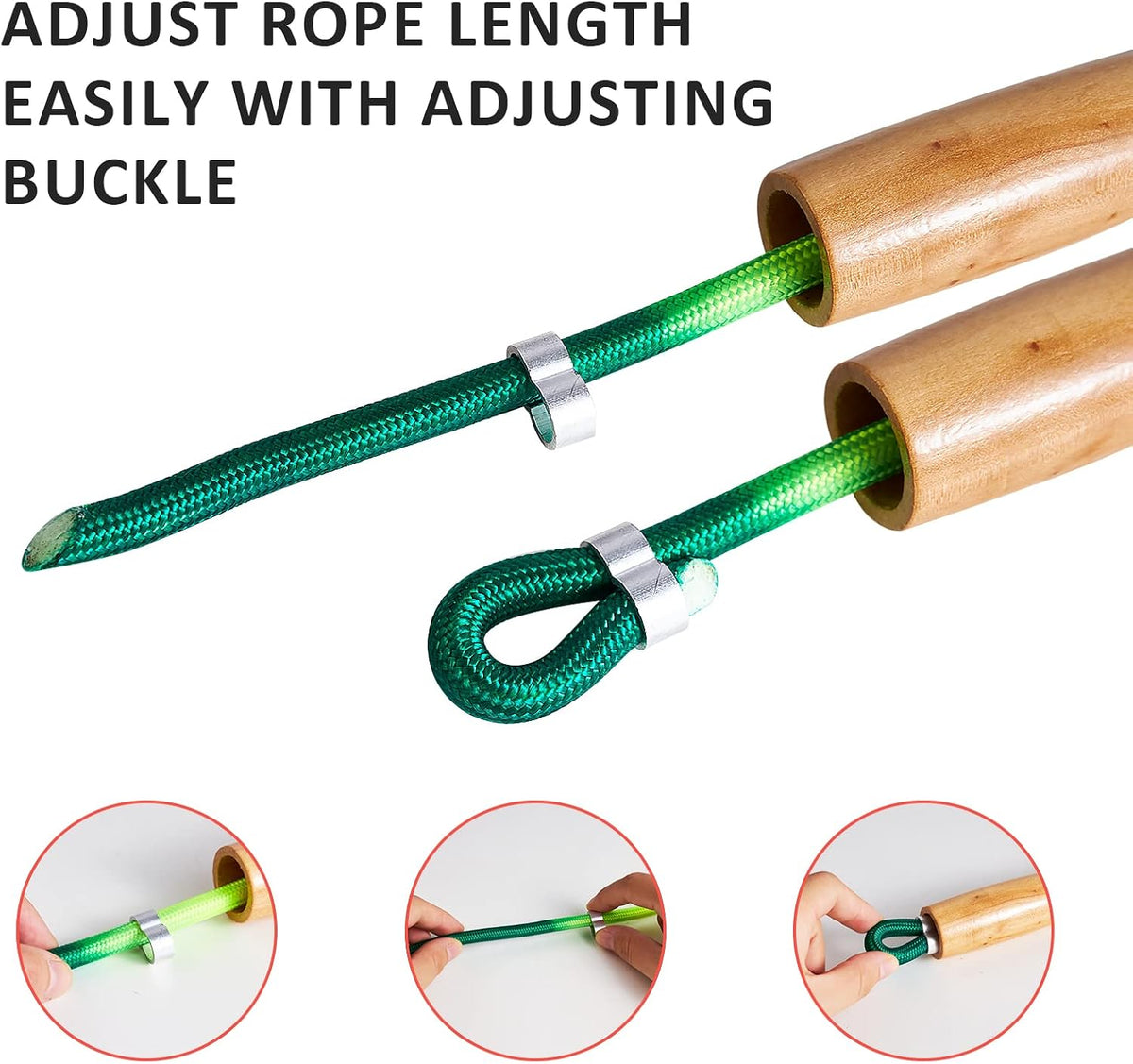 Double Dutch Long Jump rope - 16Ft 2 Pack Skipping Rope for Kids Adults
