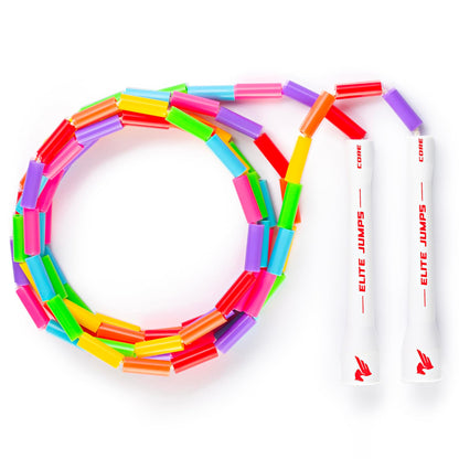 Elite Jumps Beaded Kids Jump Rope, Adjustable