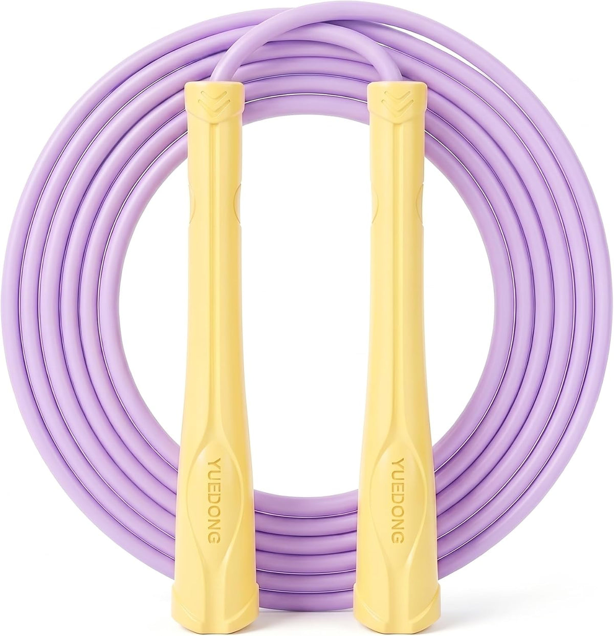 YUEDONG Women's Silent Jump Rope, Adjustable PVC Rope for Apartment Fitness
