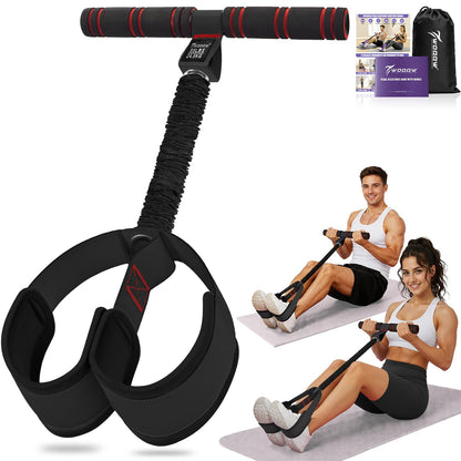 Upgraded Pedal Resistance Band with Handles, Foot Pedal Resistance Bands for Women, Core Abs Leg Training, Exercise Bands for Full Body Workout Fitness, Home Gym Equipment, Pilates & Physical Therapy