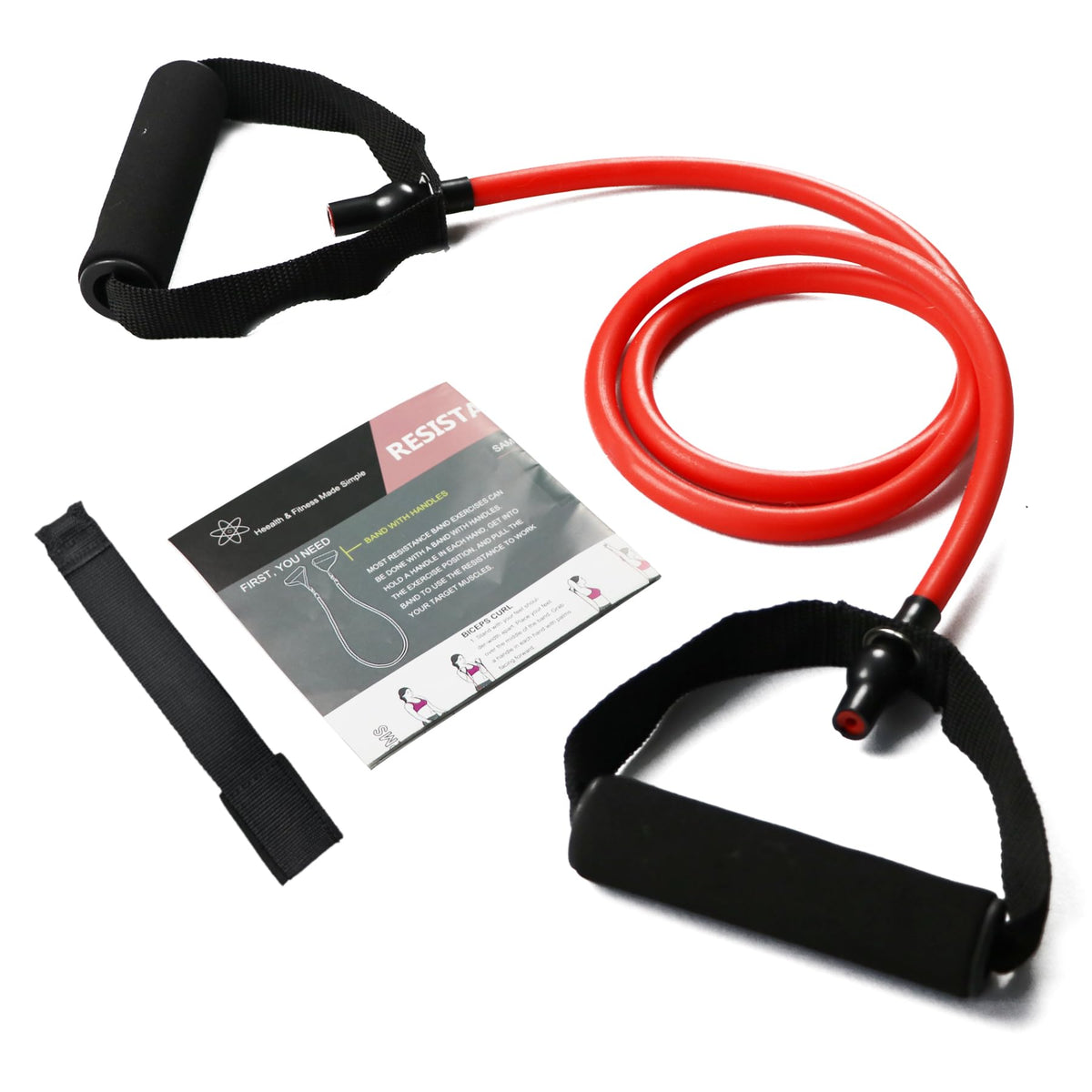 Resistance Bands with Handles, Exercise Bands with Handles, Door Anchor