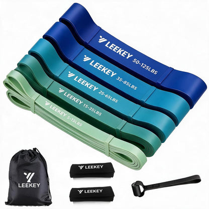 LEEKEY Resistance Bands Set for Pull Up Assistance & Exercise