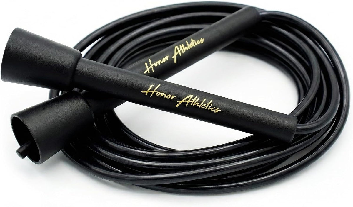 HONOR ATHLETICS Speed Rope, Skipping Rope - Best for Double Under, Boxing, MMA, Cardio Fitness Training Condition - Jump Rope