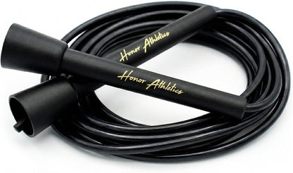 HONOR ATHLETICS Speed Rope, Skipping Rope - Best for Double Under, Boxing, MMA, Cardio Fitness Training Condition - Jump Rope