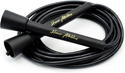 HONOR ATHLETICS Speed Rope, Skipping Rope - Best for Double Under, Boxing, MMA, Cardio Fitness Training Condition - Jump Rope