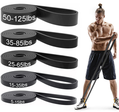 Pull Up Bands, Resistance Bands Set, Exercise Workout Bands for Men & Women, Ideal for Body Stretching, Physical Therapy and Muscle Training