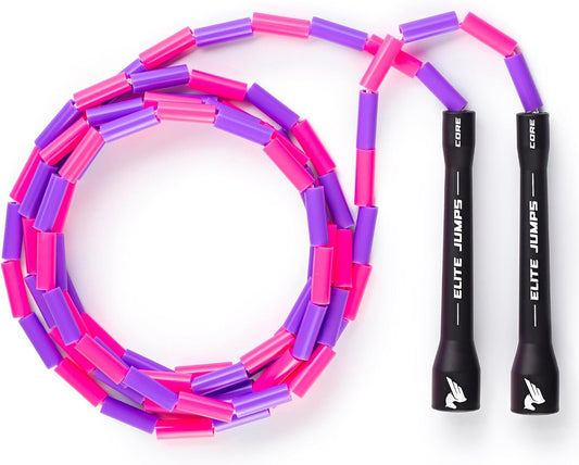 Elite Jumps Beaded Kids Jump Rope, Adjustable