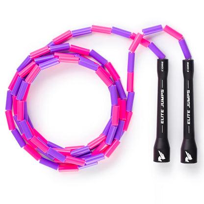 Elite Jumps Beaded Kids Jump Rope, Adjustable