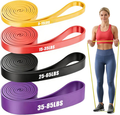 Resistance Bands, Pull Up Assistance Bands Set for Men & Women, Exercise Workout Bands for Working Out, Muscle Training, Physical Therapy, Body Stretching