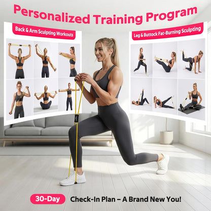 Resistance Bands with Handles, Figure 8 Fitness Bands, Exercise Bands Set