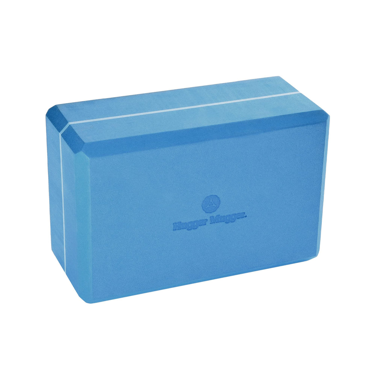Hugger Mugger 4 in. Foam Yoga Block - Strong and Stable, Beveled Edges for Comfort, Most Favored Block Size, Helps with Alignment and Support in Many Poses