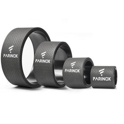 Cork Roller, Yoga Wheel, Upgraded Back Wheels for Pain Relief & Stretching