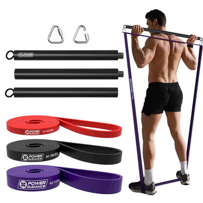 POWER GUIDANCE Resistance Bands, Set of 5 Pull Up Bands, Pull Up Assistance Bands, Exercise Bands, Resistance Bands Set for Legs, Working Out