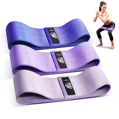 CFX Resistance Bands Set, Exercise Bands with Non-Slip Design for Hips & Glutes, 3 Levels Workout Bands for Women and Men, Booty Bands for Home Fitness, Yoga, Pilates