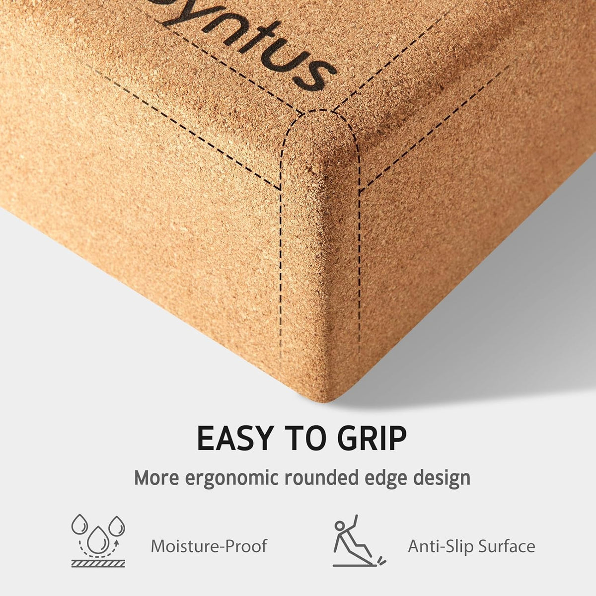 Syntus Yoga Block for Fitness, Pilates, Stretching and Toning