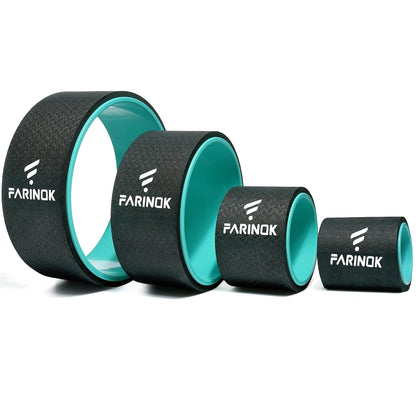 Cork Roller, Yoga Wheel, Upgraded Back Wheels for Pain Relief & Stretching