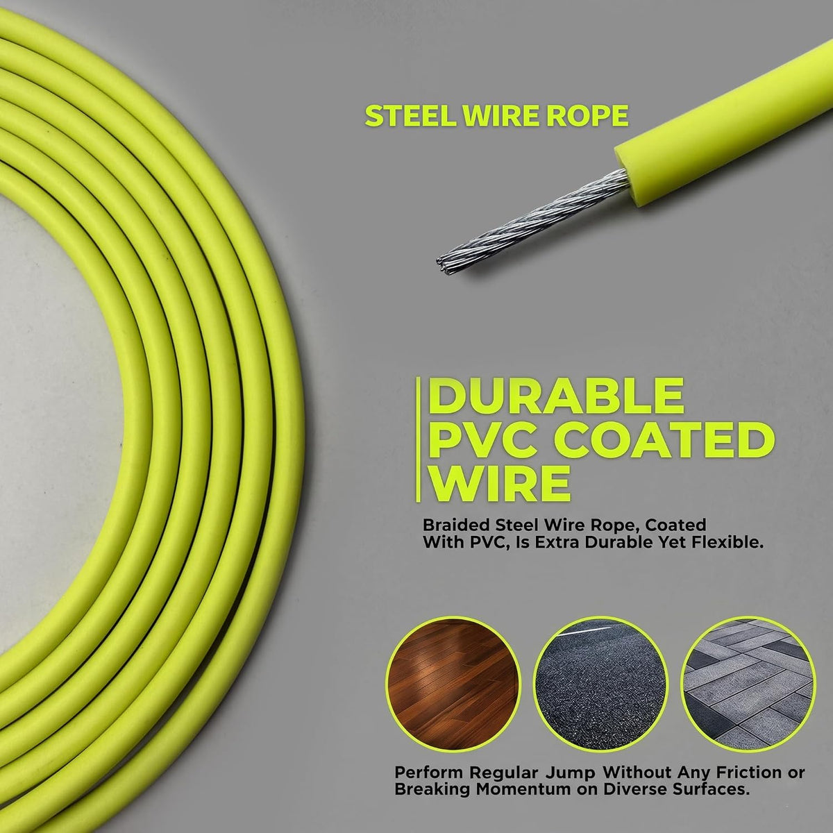 Weighted Jump Rope for Men & Women, 1/4lb 1/2lb Interchangeable Weighted Rope, Ball Bearing Adjustable Length, Tangle Free Storage Golf-Grade Grip, Skipping Rope for Weight Loss