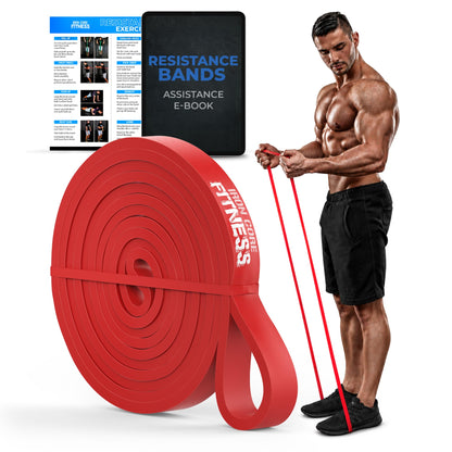 Pull Up Assistance Resistance Bands - Long Loop Power Bands for Men and Women - Strength Power Flexibility Training at Home & Gym - Ebooks & Workout Chart Included by Iron Core Fitness