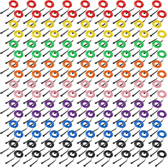Silipull 72/144 Pcs PVC Jump Ropes Bulk for Fitness 9.2 ft