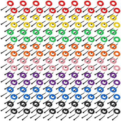 Silipull 72/144 Pcs PVC Jump Ropes Bulk for Fitness 9.2 ft