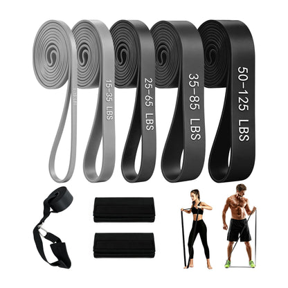 5-Level Resistance Bands for Working Out, Pull Up Assistance Bands