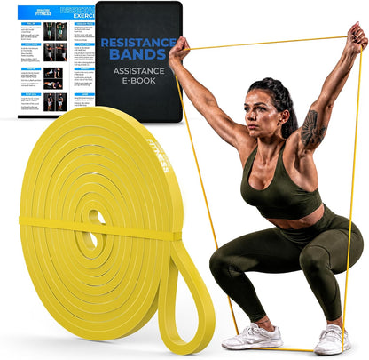 Pull Up Assistance Resistance Bands - Long Loop Power Bands for Men and Women - Strength Power Flexibility Training at Home & Gym - Ebooks & Workout Chart Included by Iron Core Fitness
