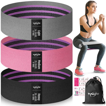 Fabric Resistance Bands for Working Out, Exercise Bands for Glutes and Legs