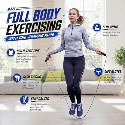 Junkin Jump Ropes bulk for Fitness with Ball Bearings