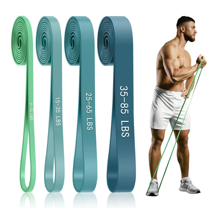4-Level Resistance Bands for Working Out, Pull Up Assistance Bands