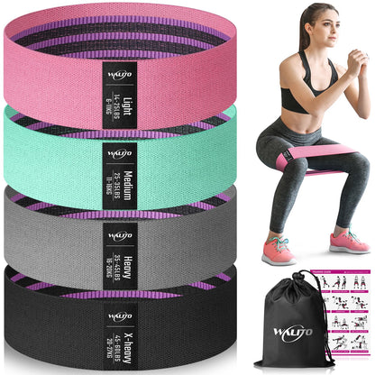 Fabric Resistance Bands for Working Out, Exercise Bands for Glutes and Legs