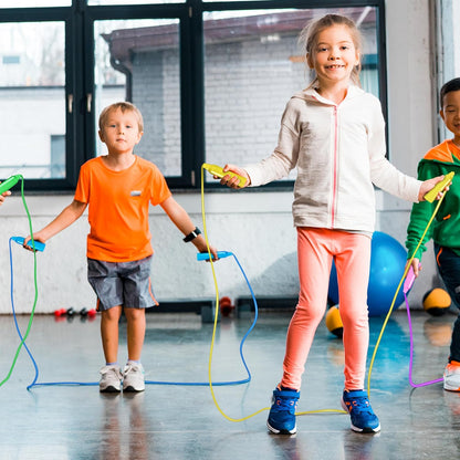 24 Pack PVC Kids Jump Rope, Adjustable Skipping Rope for Fitness Activity