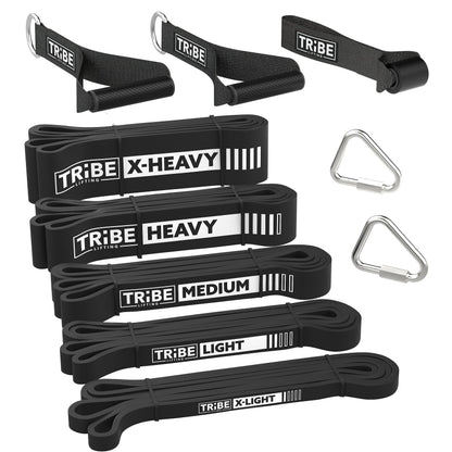 Long Resistance Bands Set, 5 Pull Up Assistance Bands for Working Out