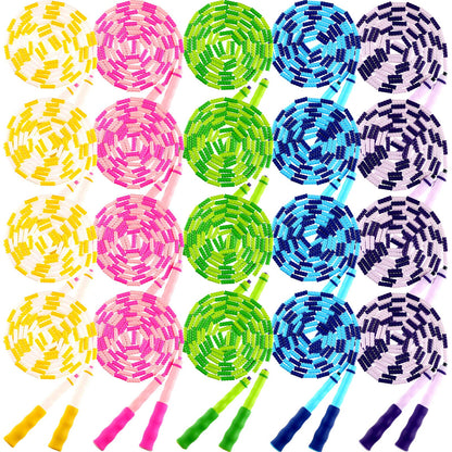 Yunsailing Jump Ropes, 9.2 Ft Adjustable Beaded Rope