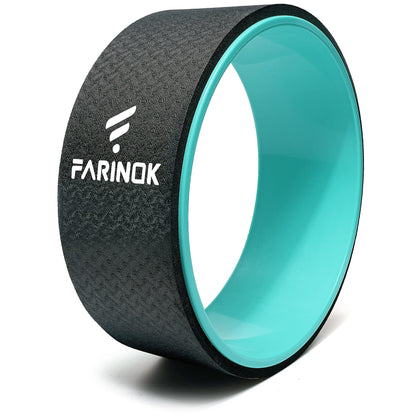 Cork Roller, Yoga Wheel, Upgraded Back Wheels for Pain Relief & Stretching